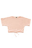 Ayana Top in Peach on white background