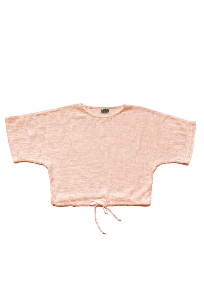 Ayana Top in Peach on white background