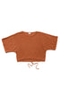 Ayana Top in Terracotta on white background