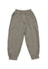 Cadence Pant in Oat/Black Stripe on white background