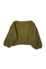 Clove Sweater in Fennel on white background