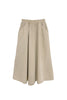 Fawn Poplin Skirt in Oat on white background