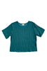 Hanna Stripe Tee in Ocean on white background