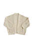 Maeva Cardigan in Biscuit on white background