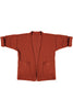Jules Cardigan in Brick on white background