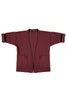Jules Cardigan in Burgundy on white background