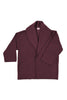 Sadie Coat in Burgundy on white background