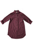 Workshirt in Burgundy on white background
